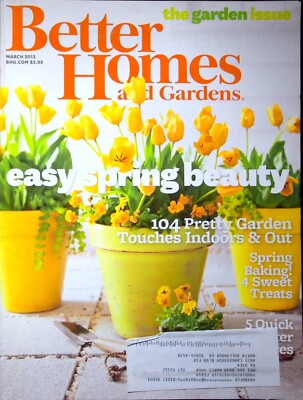 BETTER HOMES & GARDENS - MAGAZINE, MARCH 2013-image