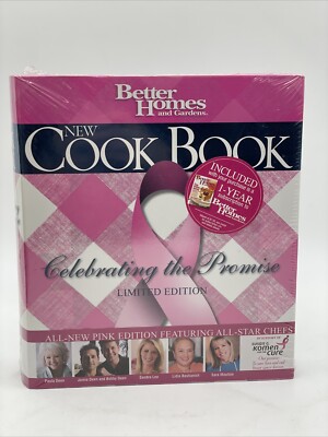 Better Homes Garden New Cookbook Pink Ribbon Limited Edition New SEALED -image