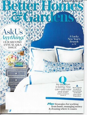 Better Homes & Gardens Ask Us Anything! Q&A Issue My Bedroom is Boring Jan 2021-image