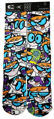 Odd Sox Men's Dexter All Over Print Crew Socks Multicolor Size 6-13-image