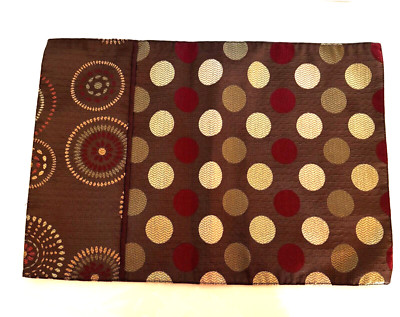 Pier 1 Imports Autumn 6 polka Dot Placements 19.5 x 13.5