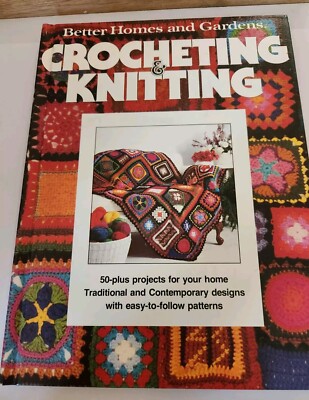 Better Homes and Gardens Crocheting and Knitting by Better Homes and Gardens...-image