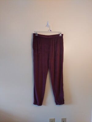 Joyspun Cozy Soft Purple Lounge Comfy Pants-image