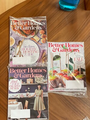 Better homes and Gardens Magazine new sealed September October November 2019-image