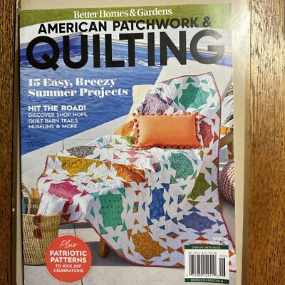 American patchwork and quilting Magazine by Better Homes & Gardens June 2023-image