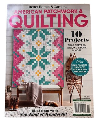 Better Homes Gardens American Patchwork Quilting Magazine Issue 192 2025-image