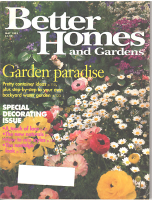 BETTER HOMES & GARDENS Magazine May 1995 Garden Paradise Special Decor Issue-image