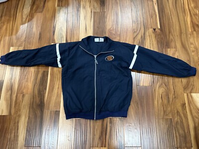 Vtg Auburn Tigers Mens L Jacket Wind Breaker Nylon Red Oak-image