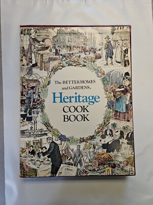 Vintage 1975 Better Homes & Gardens Heritage Cook Book With Dust Cover Like New-image