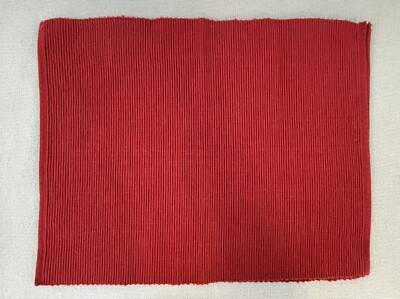 Placemats Set Of 3 And 4 Napkins Red-image