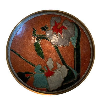 Solid BRASS Design Exclusive For Enesco Imports Corp India Vintage Pedestal 6”-image