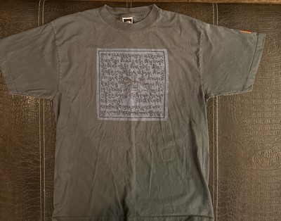 Vintage North Face Shirt Mens Large Green Aztec Tibetan Horse Tribal Wind Y2K-image