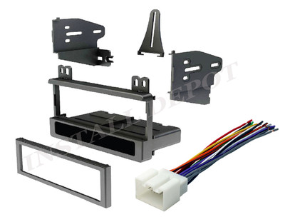 95-2010 FORD - COMPLETE INSTALL KIT - CAR STEREO DASH KIT & WIRE HARNESS MOUNT -image
