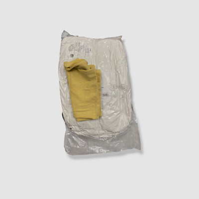 Becky Cameron White Throw Decor Pillow Insert W/ Yellow Pillow Case-image