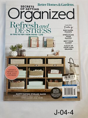 BETTER HOMES & GARDENS SECRETS OF GETTING ORGANIZED SUMMER 2024 MAGAZINE ISSUE-image