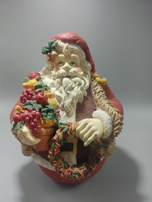 Vintage Rollie Pollie Santa Musical Plays Santa Claus Is Coming To Town Works-image