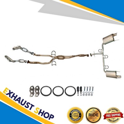 Complete Exhaust System Fits 2006-2012 Lexus IS250 2.5L AWD In Stock NEW-image