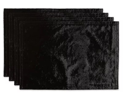 Design Imports Set of 4 Velvet Placemats-image