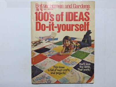 Vintage Better Homes & Gardens 1975 Fall Winter 100’s of Ideas Magazine 7R-image