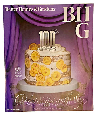 SPECIAL 100th Anniversary  Better Homes & Gardens September 2022 Magazine BHG-image