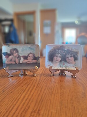 Cherubs Angels Serving Tray Design Imports LTD Italy & R2 Ss.a.s Victorian Girls-image