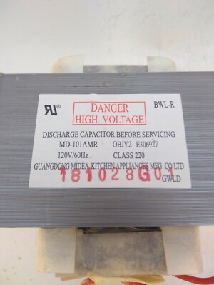 OEM GE WB20X10067 / Frigidaire 5304515184 Microwave Transformer-image