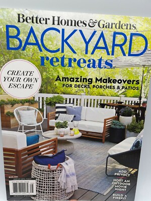 Better Homes & Garden BACKYARD retreats Amazing Makeovers for decks, porches -image
