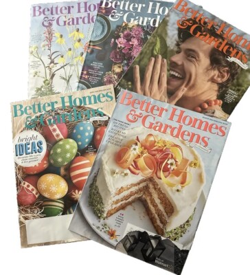 5- Better Homes & Gardens Magazines Preowned See Photos For Condition-image