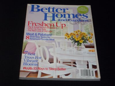 2007 MARCH BETTER HOMES & GARDENS MAGAZINE - FRESHEN UP COVER - E 4603-image