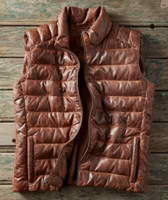 Men's Decompress Vest - Luxurious Leather & Cozy Comfort-image