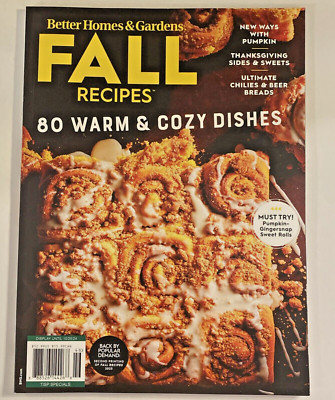 Better Homes And Gardens Magazine 2024 Fall Recipes ~ 80 Warm & Cozy Dishes-image