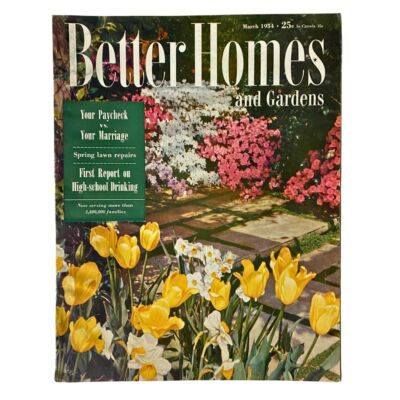 VTG Better Homes & Gardens Magazine March 1954 Paycheck vs Marriage No Label-image
