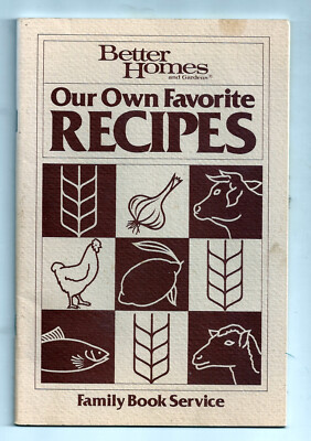 Better Homes and Gardens, Our Own Favorite Recipes Family Book Service 1978-image