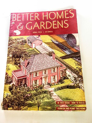 Better Homes & Garden--April 1935-----13 Magazine-image