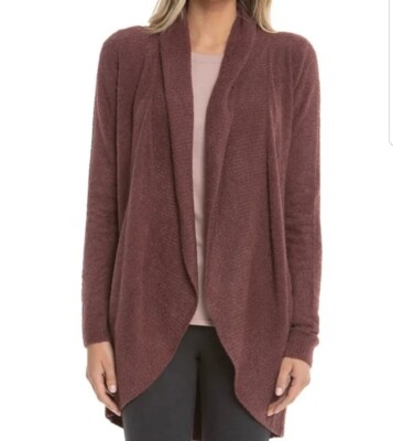 Barefoot Dreams Cozy Chic Open Front Sweater Cardigan Small Soft-image