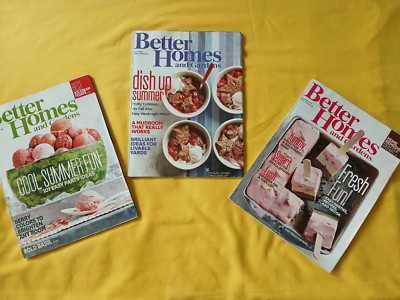 Better Homes and Gardens Lot of 3 magazines Summer Fun - June-August 2015 print-image