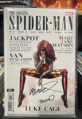 AMAZING SPIDER-MAN #31 Signed By HUMBERTO RAMOS AND EDGAR DELGADO 2ND PRINTING! -image