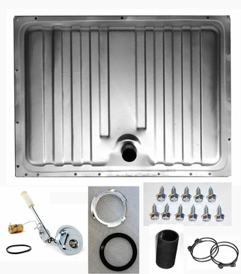New! 1965-1966 Mustang fuel gas tank complete kit sending unit hose clamps bolts-image