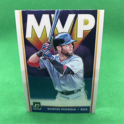 2019 Donruss Optic MVP Insert Dustin Perdoia Red Sox MVP15-image