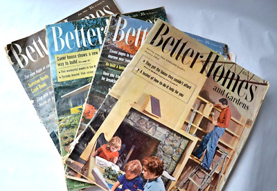  4 Better Homes and Gardens Magazines from 1954-image