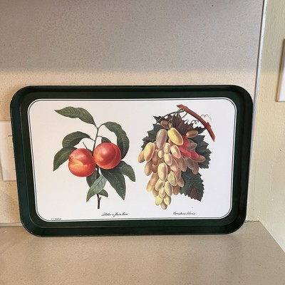 Tray with fruit design. Providence RI Design Imports LTD. MELAMINE 161/2 X 11-image