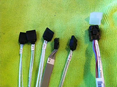 Supermicro CBL-SAST 0591 Reverse Breakout Cross-Over MiniSAS HD to 4 SATA w/SB-image