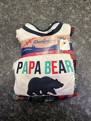 Dearfoams 2-Pc Cozy Comfort Men’s Pajama Set 3 XL (48-50)-image