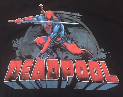 Marvel Comics Large Russia Import Tee Shirt: DEADPOOL!-image
