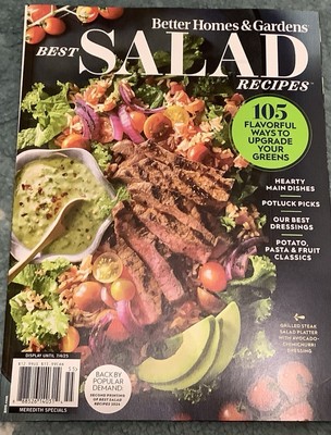 Better Homes & Gardens Magazine Best SALAD Recipes 105 Flavorful Ways-image