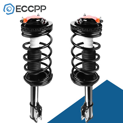 For 1998-2002 Subaru Forester 2PCS Rear Quick Complete Strut Shock w/Coil Spring-image