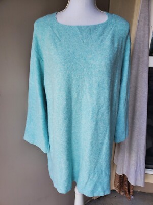 Pure Jill J Jill Sweater Womens Large Blue Cozy Soft Tranquil Elegant Comfort-image