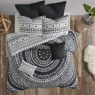 Larisa Cotton Comforter Set-Luxetraditional Design All Season Cozy Bedding with -image