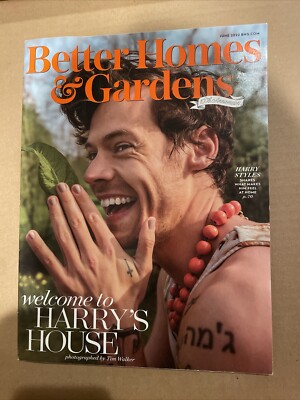 Better Homes and Gardens Magazine June 2022  100th Anniversary - HARRY STYLES-image