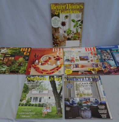 Lot Of 7 Magazines Better Homes And Gardens BHG Southern Living 2023 2024 Fall-image